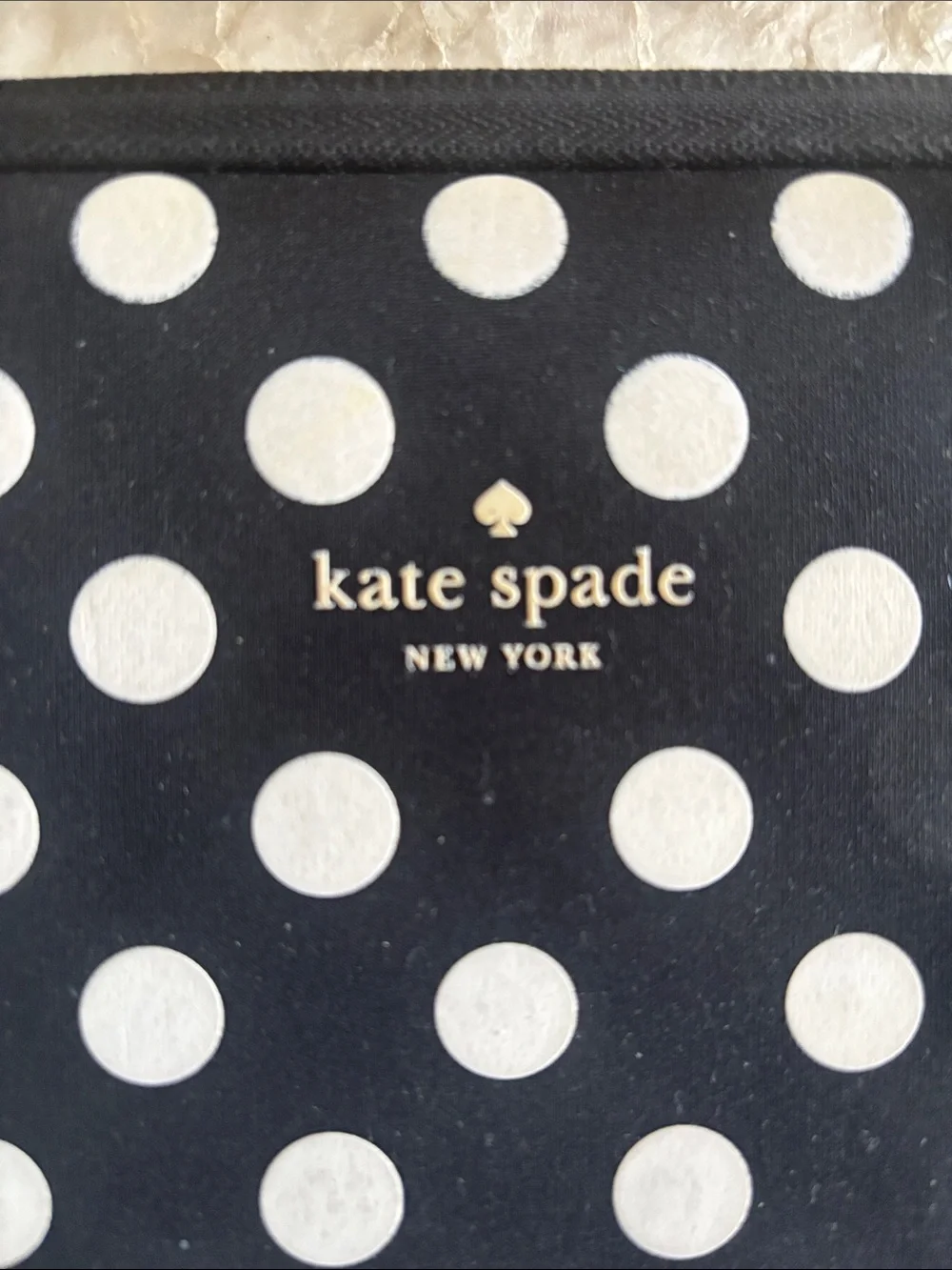 kate spade Black and White Polka Dot Laptop Sleeve